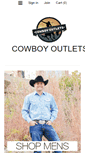 Mobile Screenshot of cowboyoutlets.com